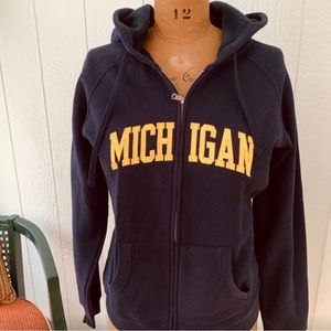 Women’s University of Michigan fitted zip hoodie